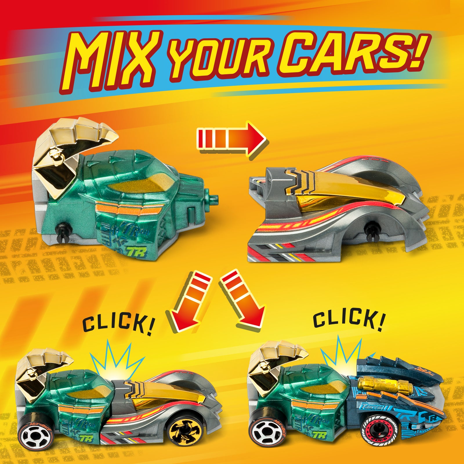 T-Racers Mix 'N Race - 3 Pack