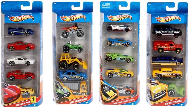 Hot Wheels 5 Car Pack